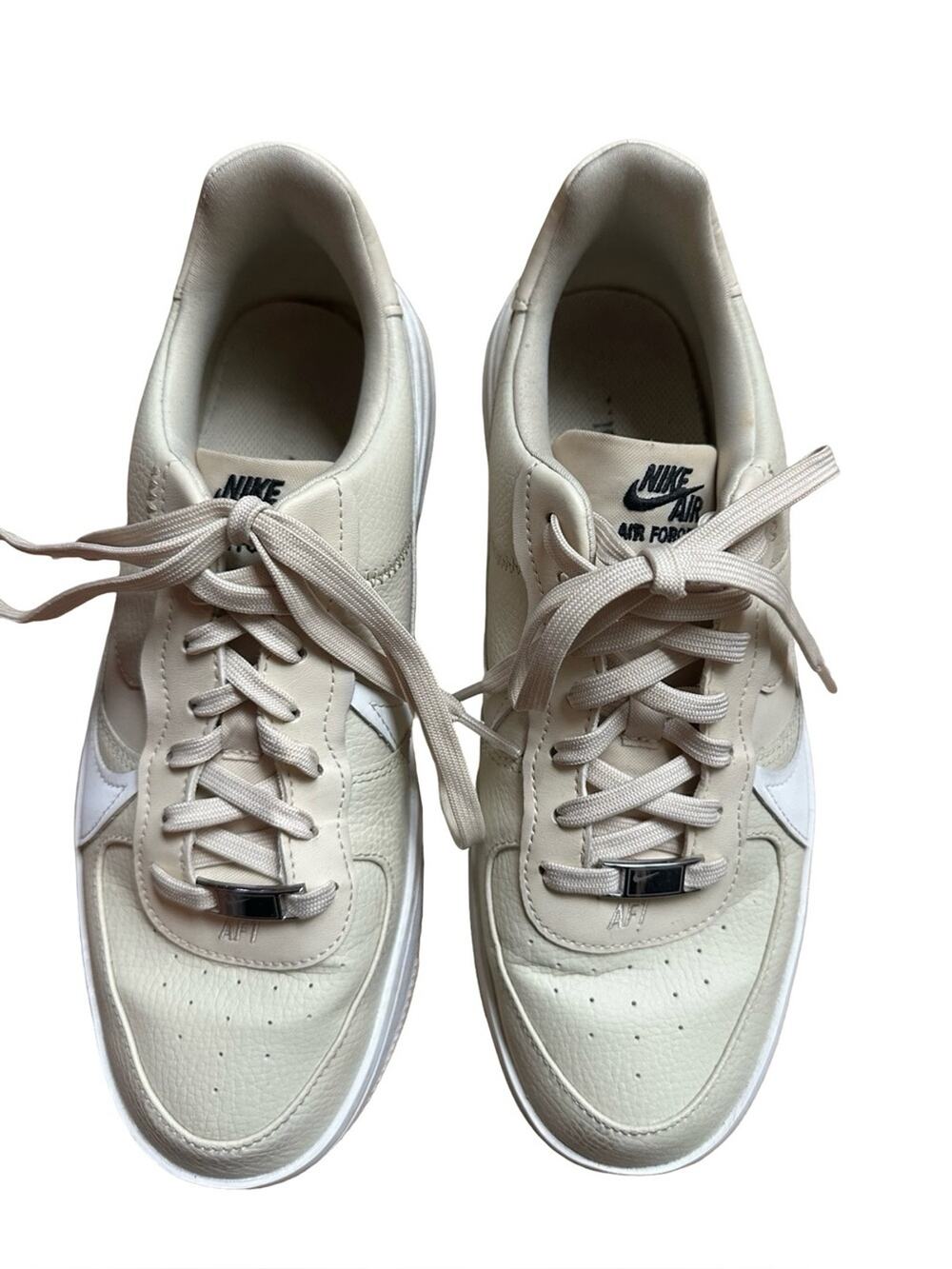 Nike Air Force 1 PLT.AF.ORM sneakers “Fossil” Women’s Sz 10